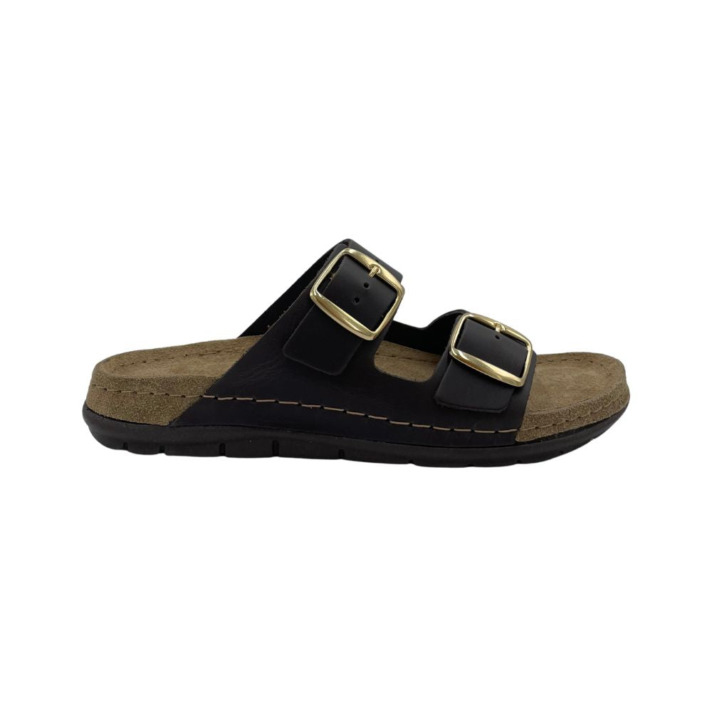 Rohde Biosandal Blød m/2 remme Espresso