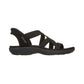 Skechers Sandal Dame Slip in Reggae Slim Stretch Flex Black
