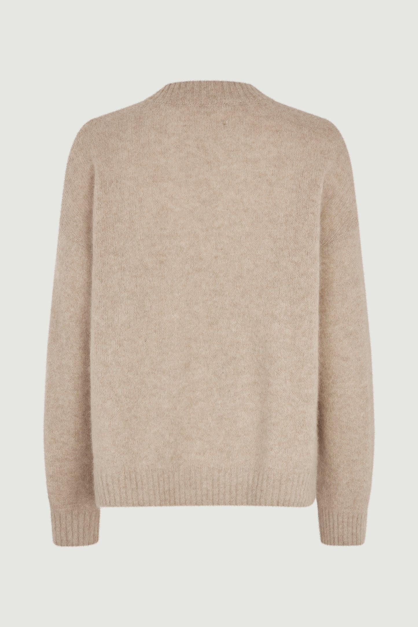 Six Ames Vaskebjørnsstrik Lola Beige Melange