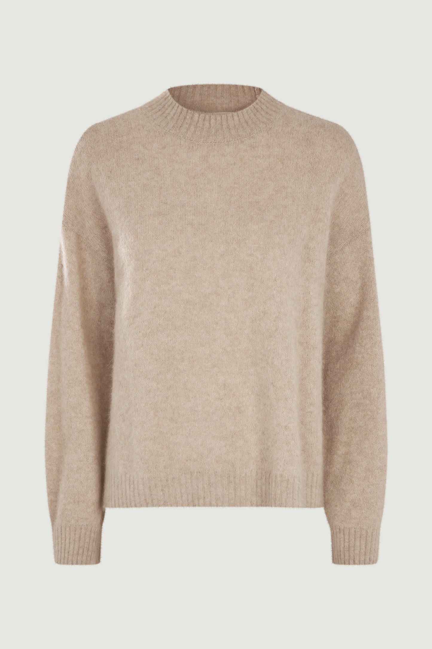 Six Ames Vaskebjørnsstrik Lola Beige Melange