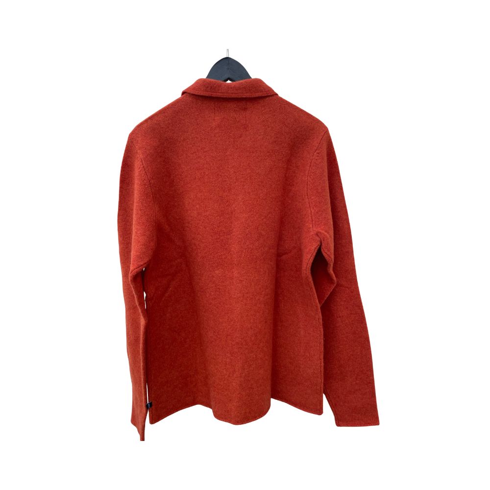 Alan Paine Ferndale Explorer Knitted Shirt Ember