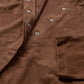 DEPECHE TennaDep Suede Shirt Wood