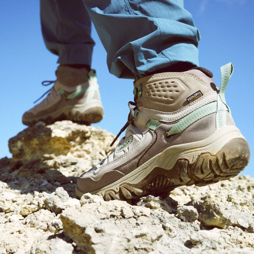 KEEN Vandrestøvle Targhee IV Alloy/Granite Green