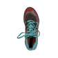 XBIONIC Dame Trailsko Terraskin X01 Burnt Red/Aqua/Dark Kaki