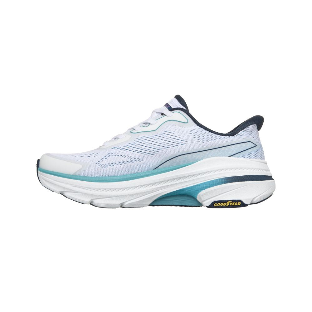Skechers Sneakers Dame Max Cushioning Arch Fit White Aqua