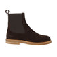 Angulus Chelseastøvle Ruskind Brown