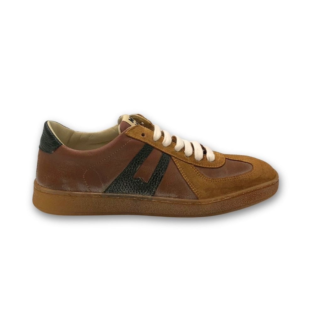 MOMA Sneakers Dame Marrone Verde