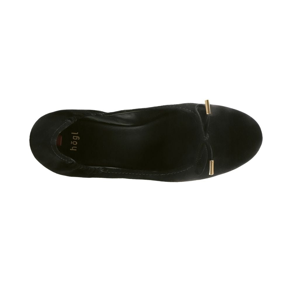 Högl Ballerina m/kilehæl Sort