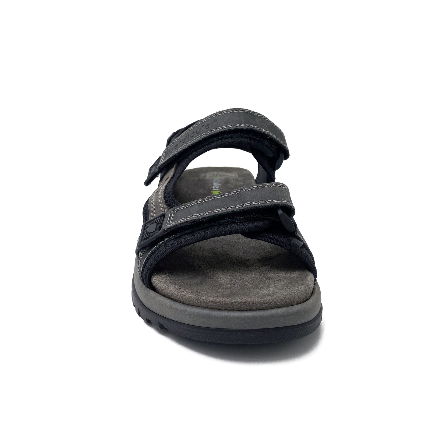 Waldläufer Sandal Herre Neopren Denver Schwartz Asphalt