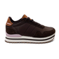 Woden Sneakers Nora III Leather Plateau Chocolate