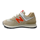 New Balance Sneaker 574 Sand/Orange