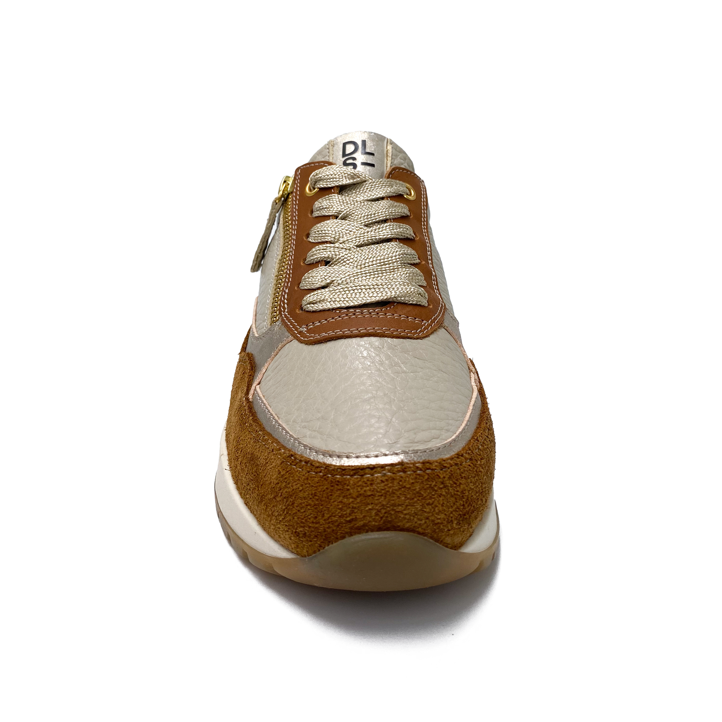 DL Sport Sneaker m/lynlås Cognac/Bark