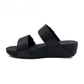 Fitflop Sandal Lulu Adjustable Slide All Black