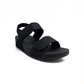 Fitflop sandal Lulu Back-strap All Black Shimmer