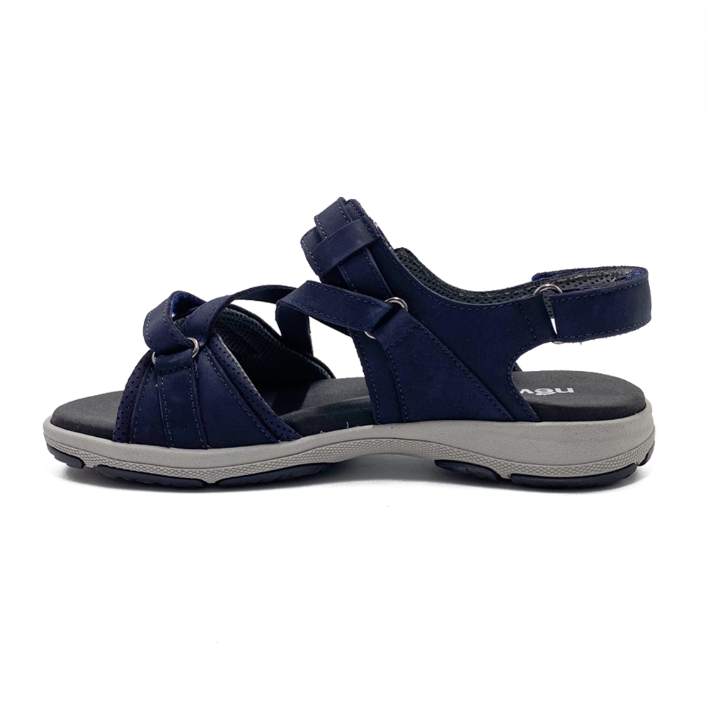 New Feet Sandal m/2 velcro Mørkeblå