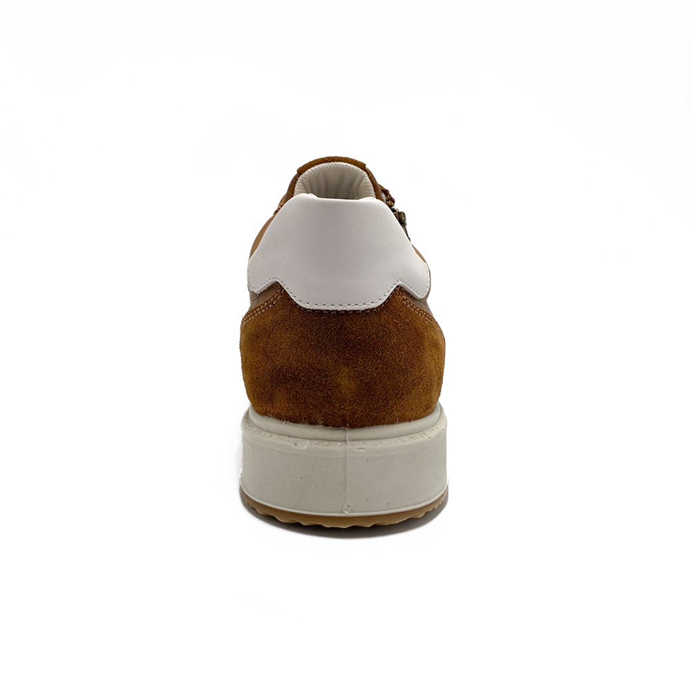 Ara Herre Sneaker m/snøre og lynlås Cognac White