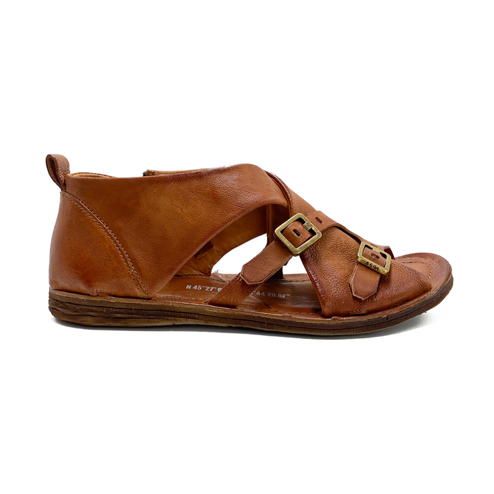 A.S. 98 Sandal Lukket m/spænde Calvados