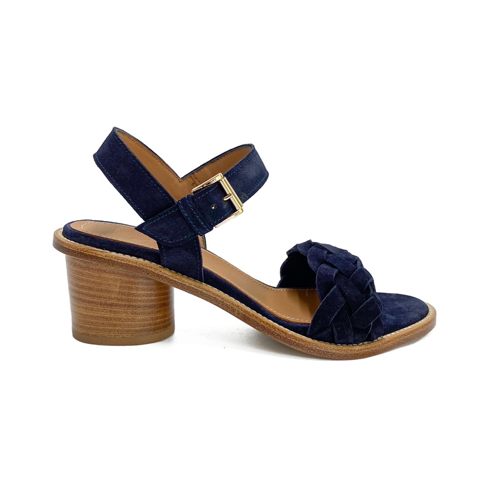 Elia Maurizi Sandal flettet m/hæl Blue