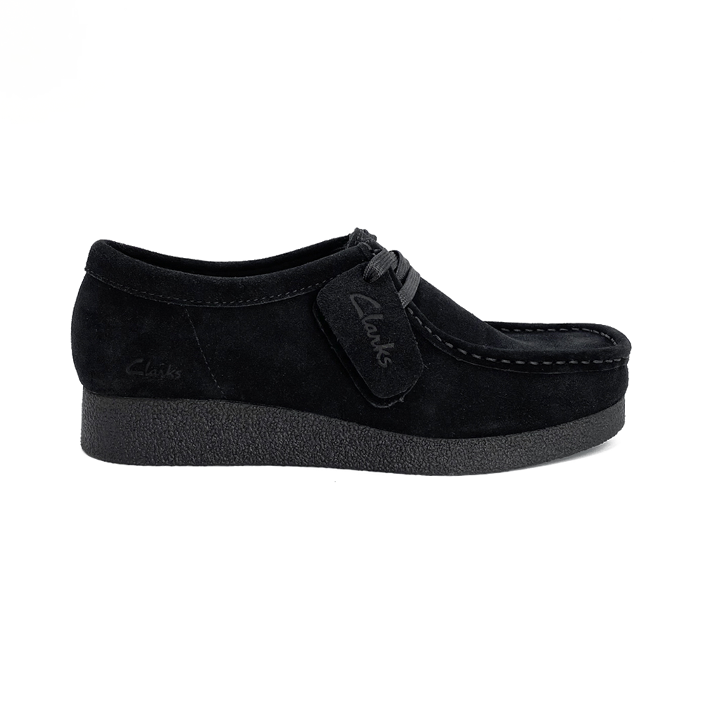 Clarks Sko Wallabee Black Suede