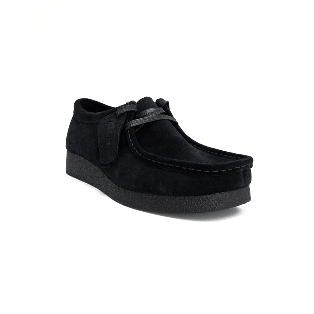 Clarks Sko Wallabee Black Suede