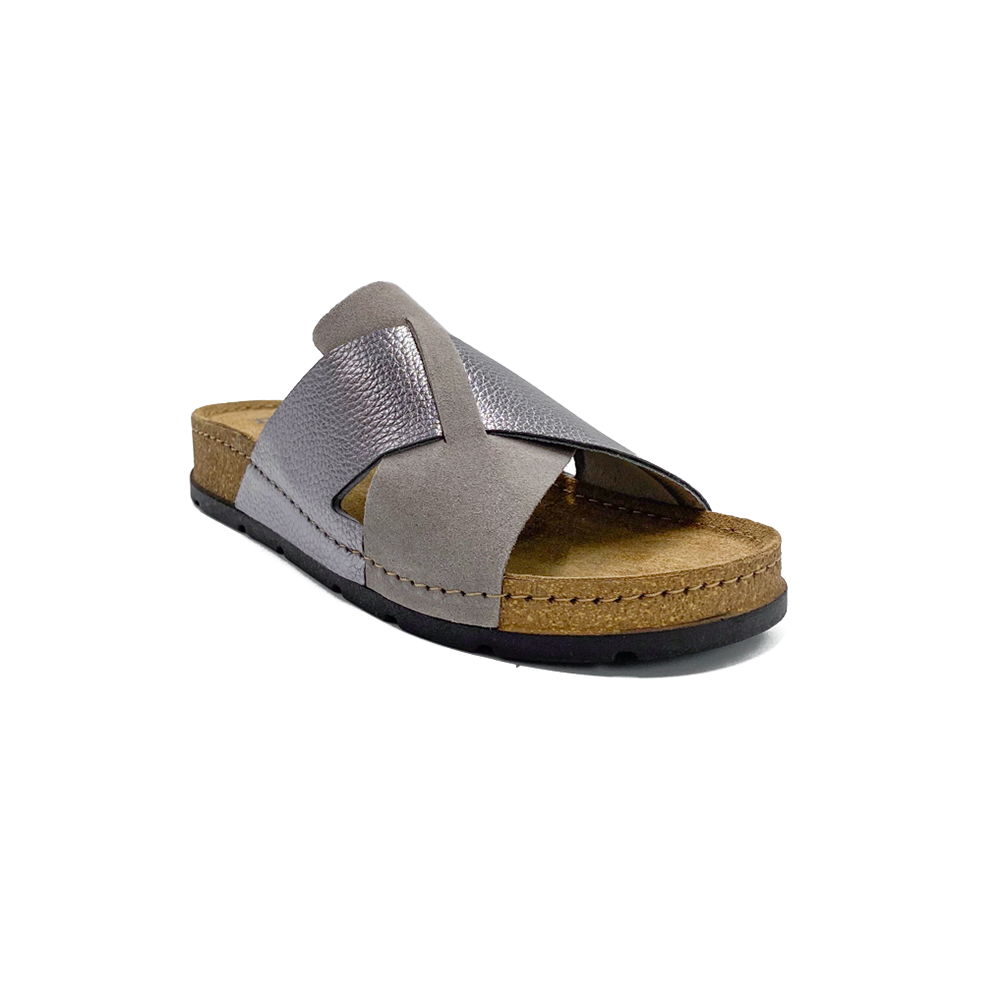 Rohde Sandal Soave Earth Kryds m/glitter Grå