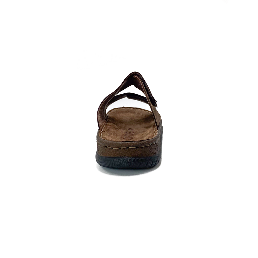 Rohde Sandal Herre m/2 velcro Nubuck Mocca