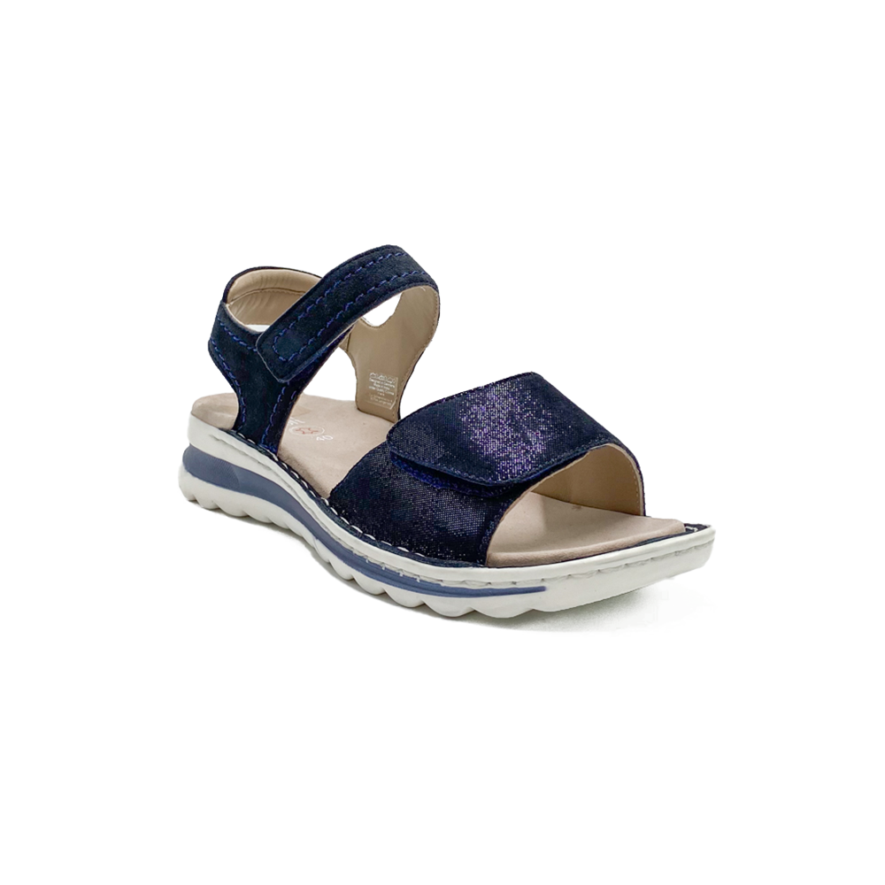 ara sandal m/ Velcro Tampa Blau