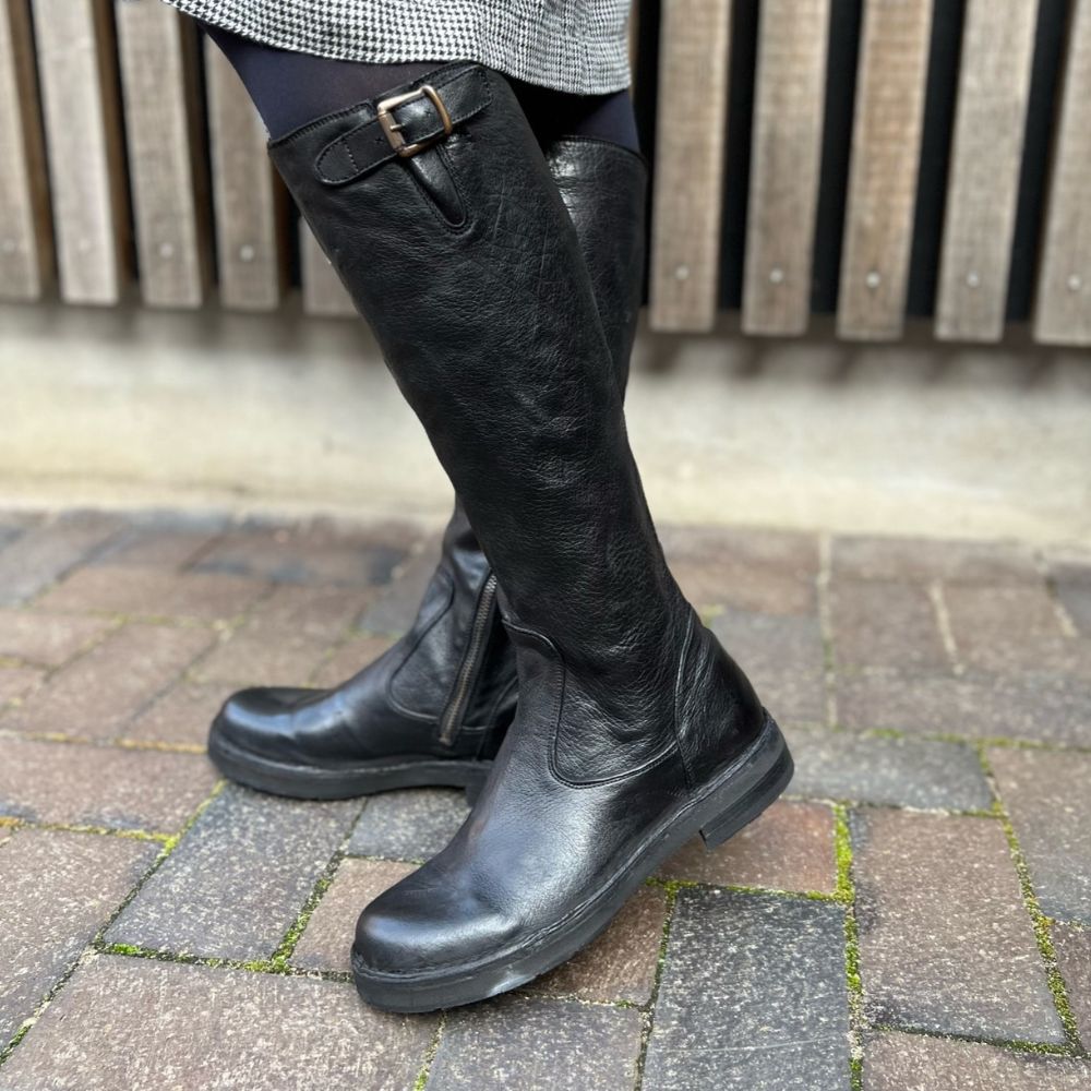 Bubetti Lang Støvle 6620 Lux Nero