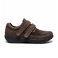 New Feet Herre Sko m/2 Velcro Brun