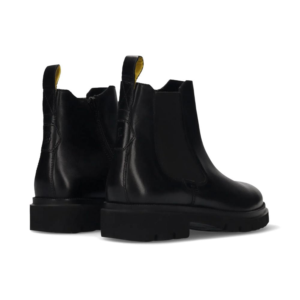 Salamander Dame Støvle m/elastik og lynlås Black