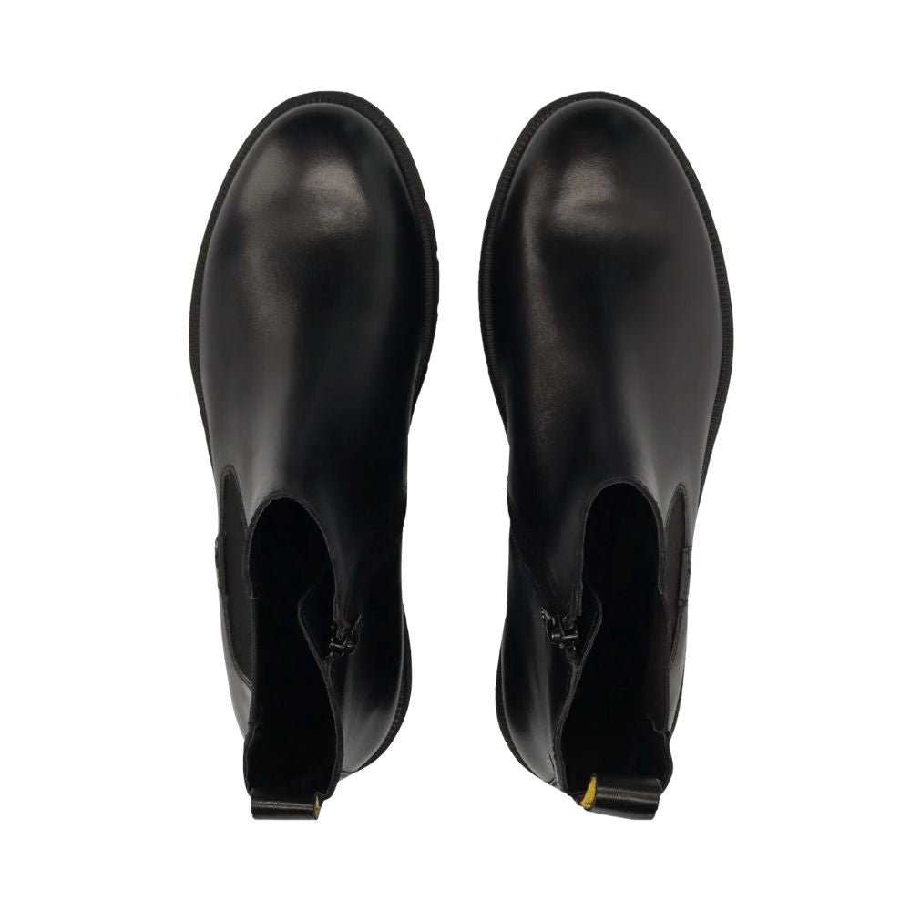 Salamander Dame Støvle m/elastik og lynlås Black