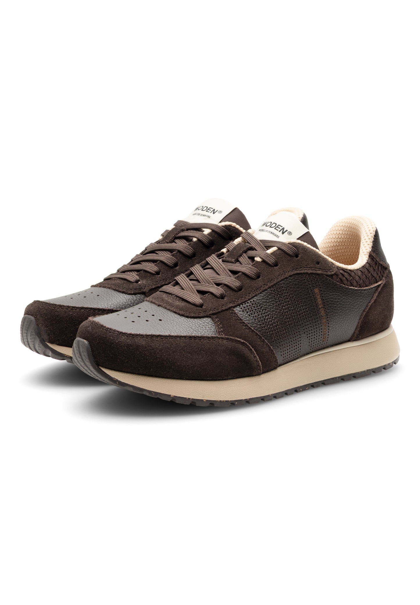 WODEN Sneaker Ronja Mix Chocolate