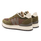 Woden Sneaker Ronja Plateau Dark Olive Multi