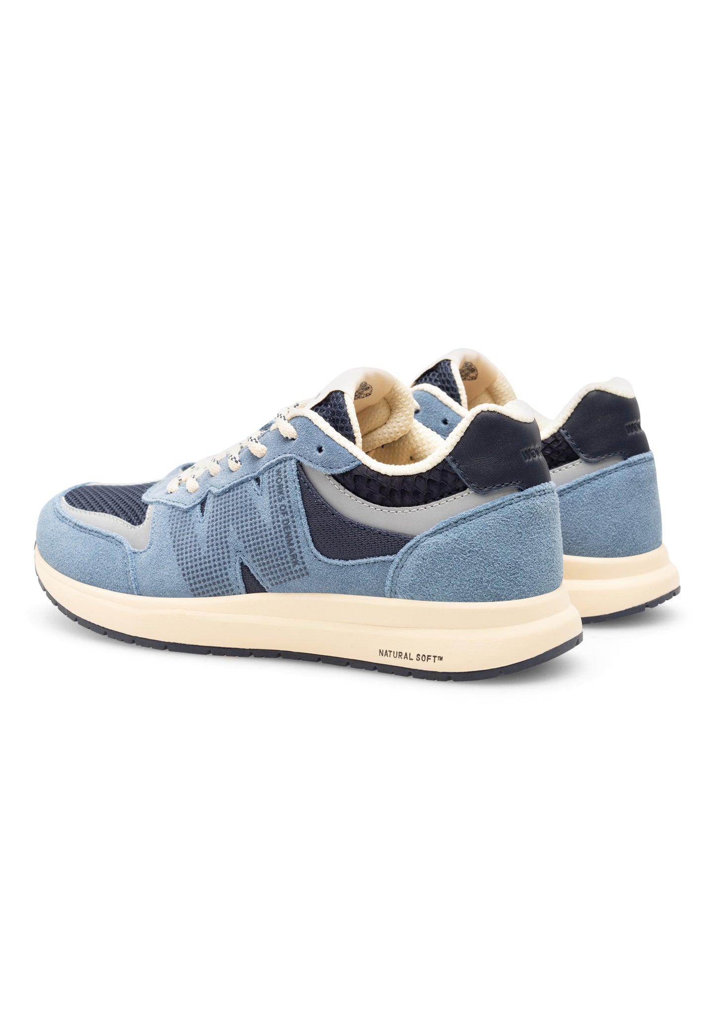 Woden Sneaker Rigmor Open Mesh Old Denim Multi