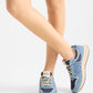 Woden Sneaker Rigmor Open Mesh Old Denim Multi