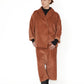 SORT AARHUS FIRMEN Velvet Blazer Spice