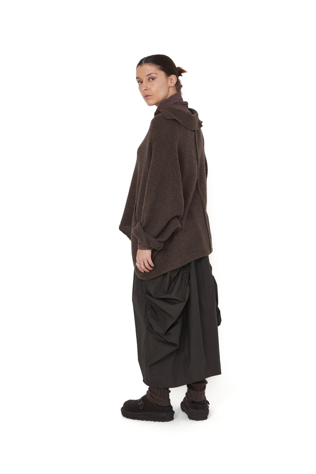 SORT AARHUS CLAUDINE Knitted Cardigan Moro