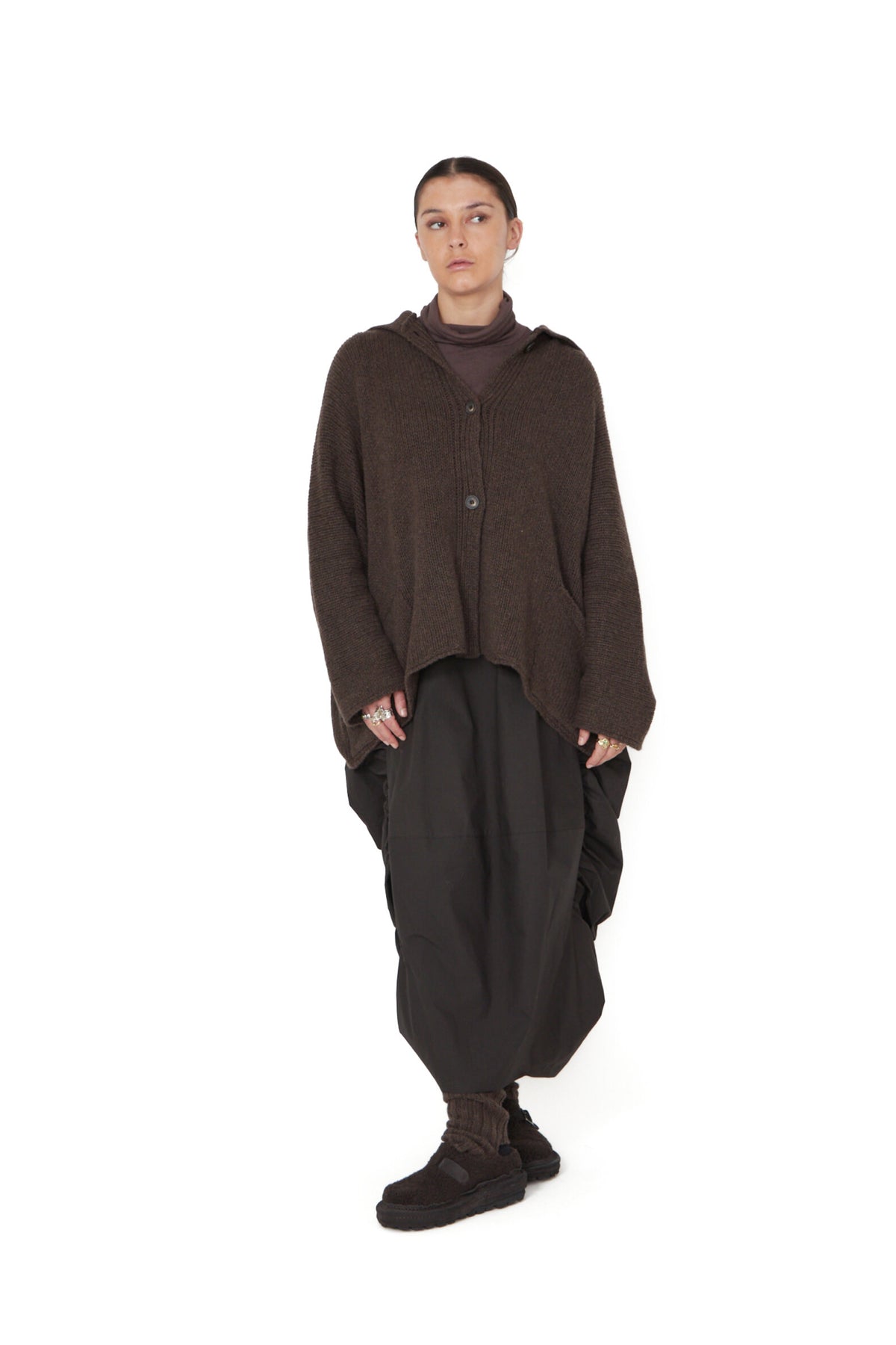 SORT AARHUS CLAUDINE Knitted Cardigan Moro