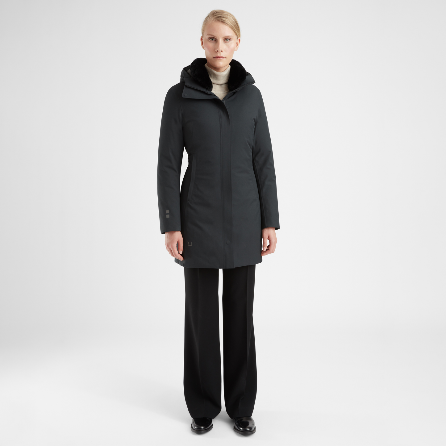 UBR White Heat Parka Black