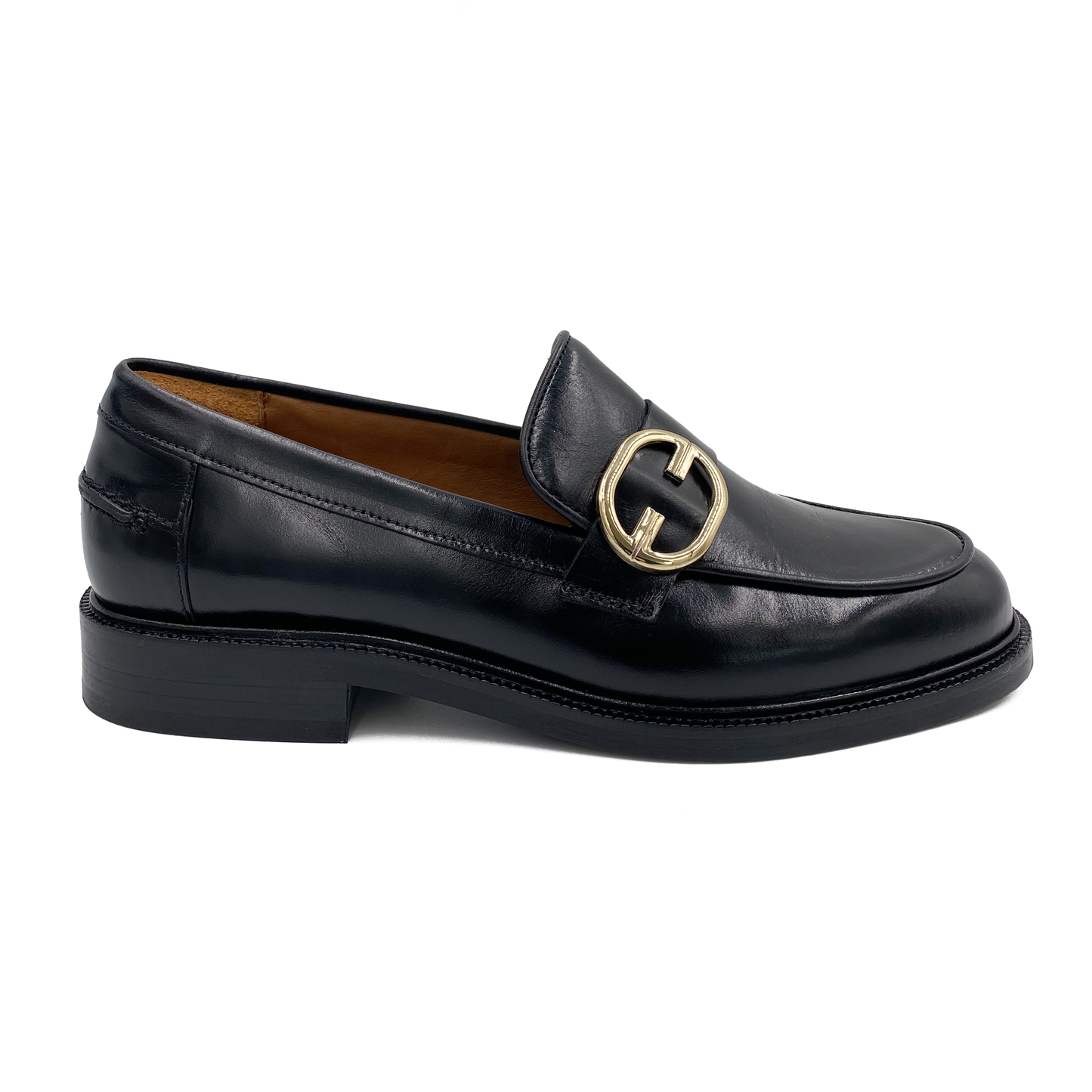 Billi bi Loafer m/spænde Black polido