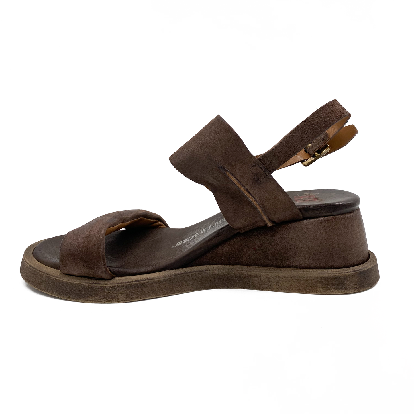 A.S.98 Sandal m/kilehæl Fondente