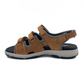 new feet sandal m/3 velcro Olie Skind Tanned