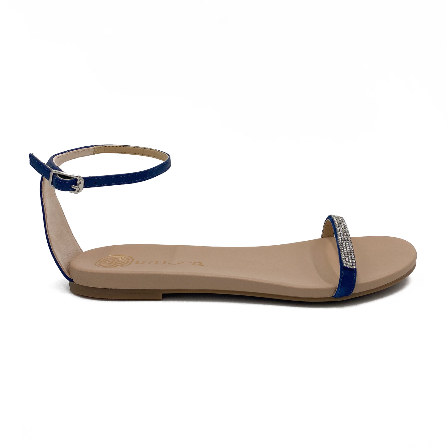 UNISA sandal med glimmer rem Clemen Tinta