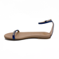 UNISA sandal med glimmer rem Clemen Tinta