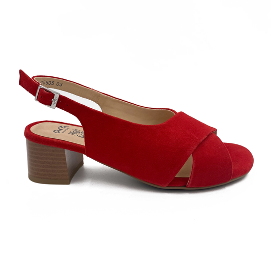 ara sandal m/hæl Prato Red