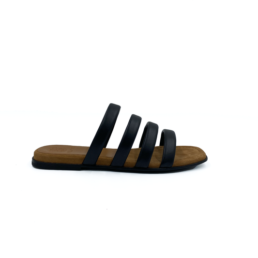 Unisa SandalTøffel flad CLANPA Black