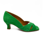 Billi Bi Sandal m/hæl Ruskind Grass