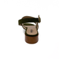 Angulus Sandal Flad Dark Green