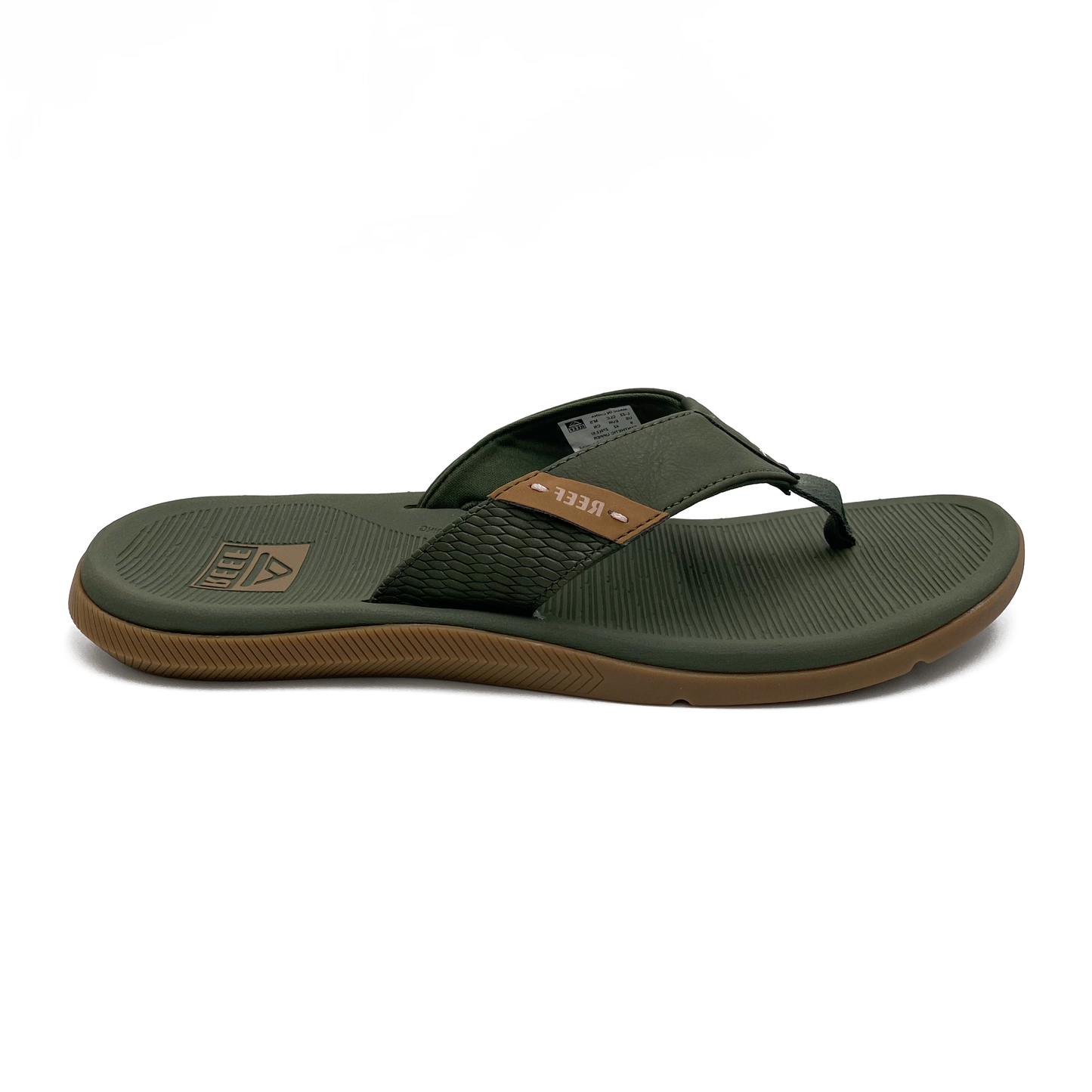 Reef Santa Ana Men Tåstropsandal Olive/Gum