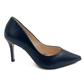 Högl Pumps m/tynd hæl Black Metallic Vip